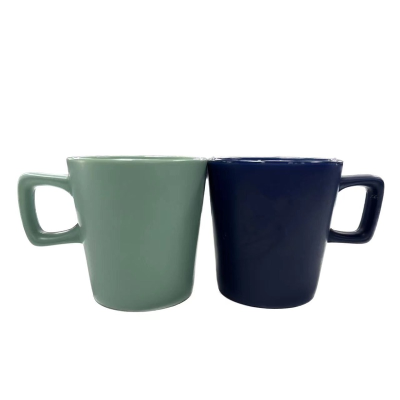 300 Ml Chinastone Mugs Square Handle Design Wholesale Price – Ceramic Mug and Square Handle Mug price