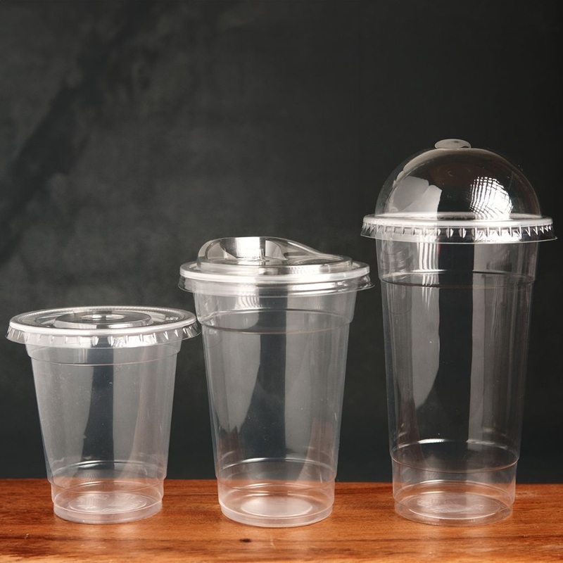 95mm Plastic PP Cup (12oz, 16oz, 22oz) with or Without Lid for Beverage Shop – PP Cup and Disposable Cup price