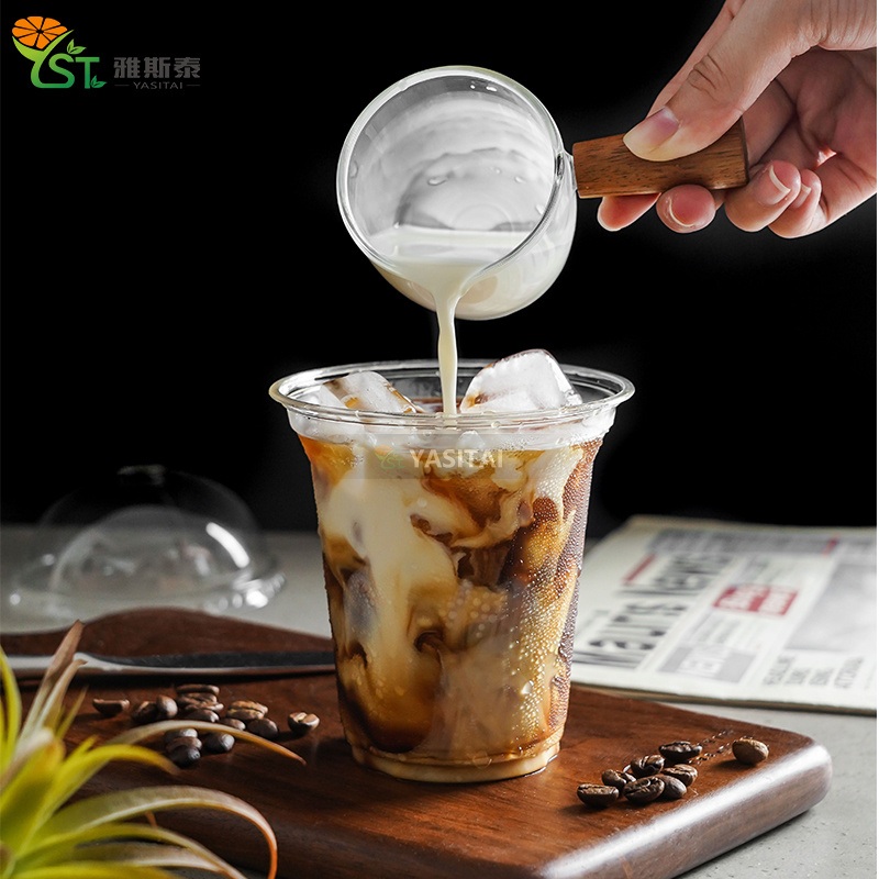 Eco-Friendly BPA Free Compostable 12oz Cup with Sipper Lid for Cold Coffee Cups Logo Printing – Milk Tea Cup and Coffee Cup price