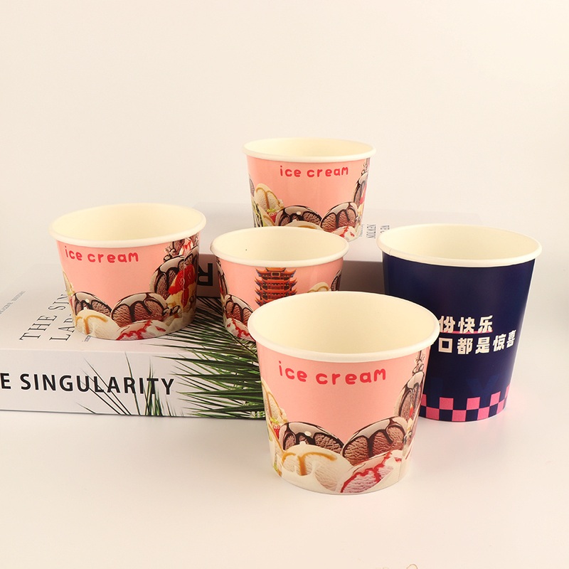 Factory Price Custom Logo Mini Ice Cream Cup Biodegradable PLA Soup – Cup and Ice Cream Paper Cup price