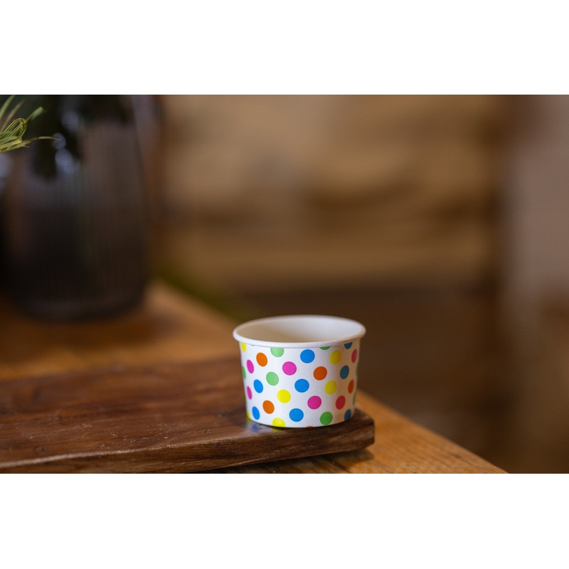 Food Grade Wholesale Printed Disposable Yogurt Ice Cream Paper Cup with Lid – Cups and Ice Cream Cup price
