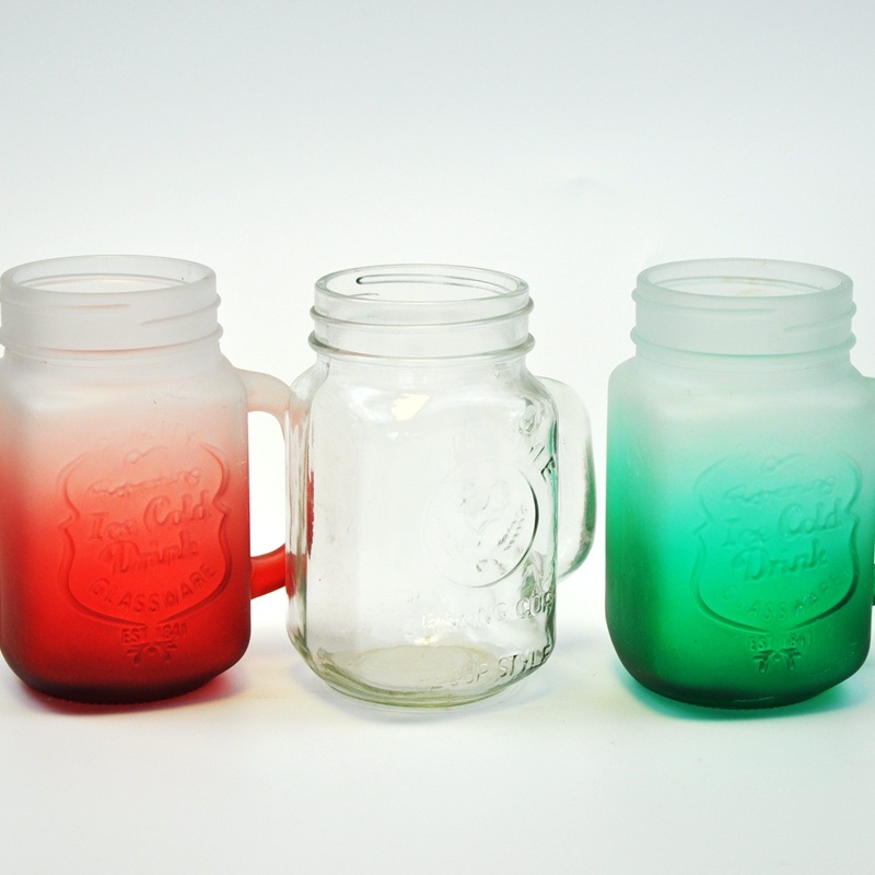 Frosting Square Color Glass Mug for Dining Room – Glass Cup and Beer Cup price