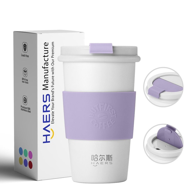 Haers Custom Logo Factory Coffee Travel Mug with Silk Printing Options – Coffee Mug and Coffee Travel Mug price