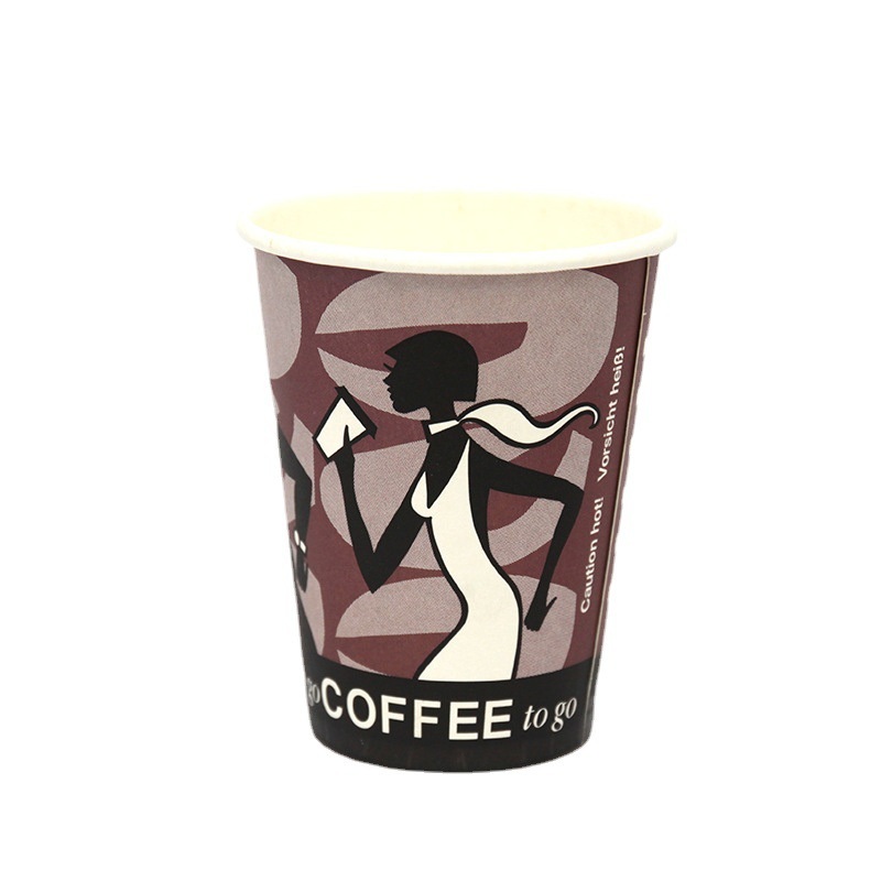 PE/PLA Coating 8oz Practical Affordable Single Wall Hot Coffee Paper Cups – Tea Paper Cup and Drinking Paper Cup price