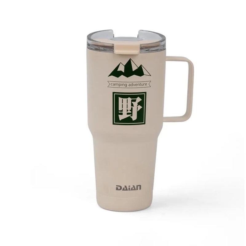 Stainless Steel Tumbler with Handle 30oz Customized Logo – Custom Cup and Custom Travel Mug price
