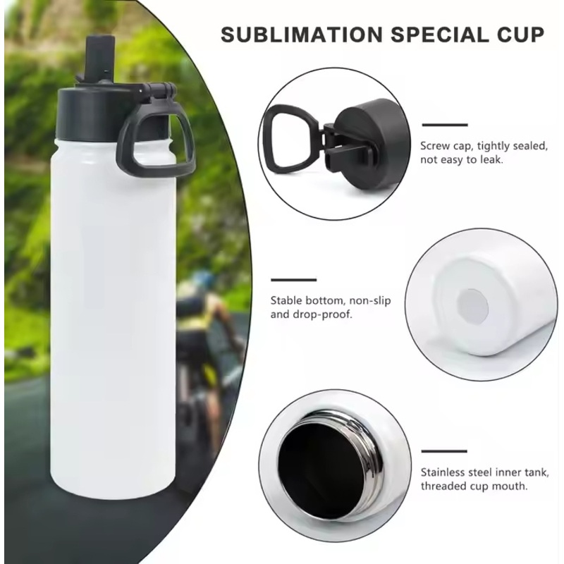 Sublimation Tumbler 22oz Wide Mouth Stainless Steel Water Bottle Vacuum Flask – Vacuum Flask and Stainless Steel Water Bottle price