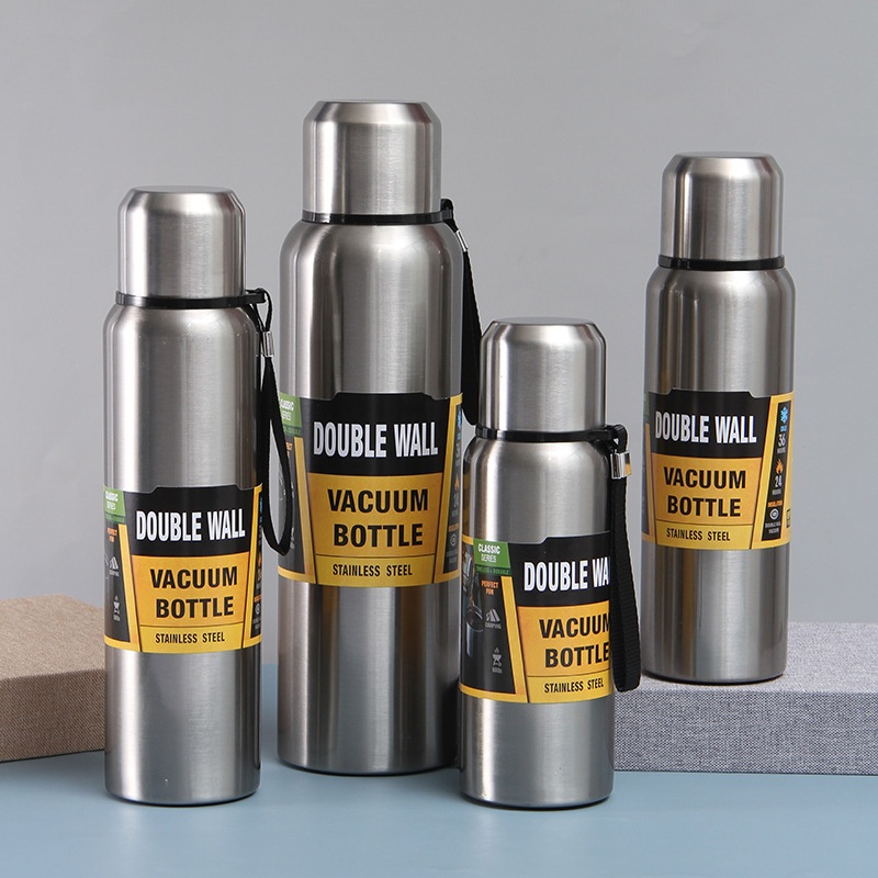 Wholesale Large Capacity Thermal Flask Double Wall Stainless Steel Vacuum Flask Outdoor Sports Water Bottle – Vacuum Flask and Stainless Steel Bottle price