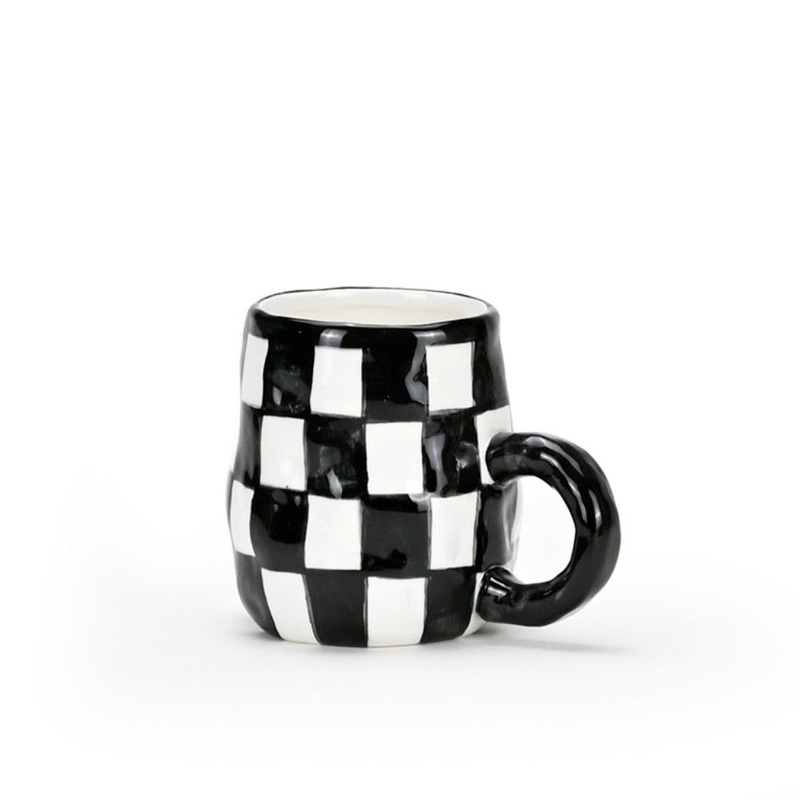 Wholesale Nordic Design Bright Glaze Ceramic Milk Cup with Porcelain Handle Customizable Logo Party Gift Sublimation Mug – Ceramic Mug and Mugs Ceramic price