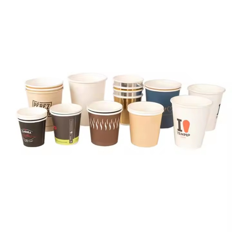 14 Oz Paper Cups Frappe Lid Custom Logo Bio Degradable Paper Coffee Cups China – Disposable Paper Cup and Coffee Cup price