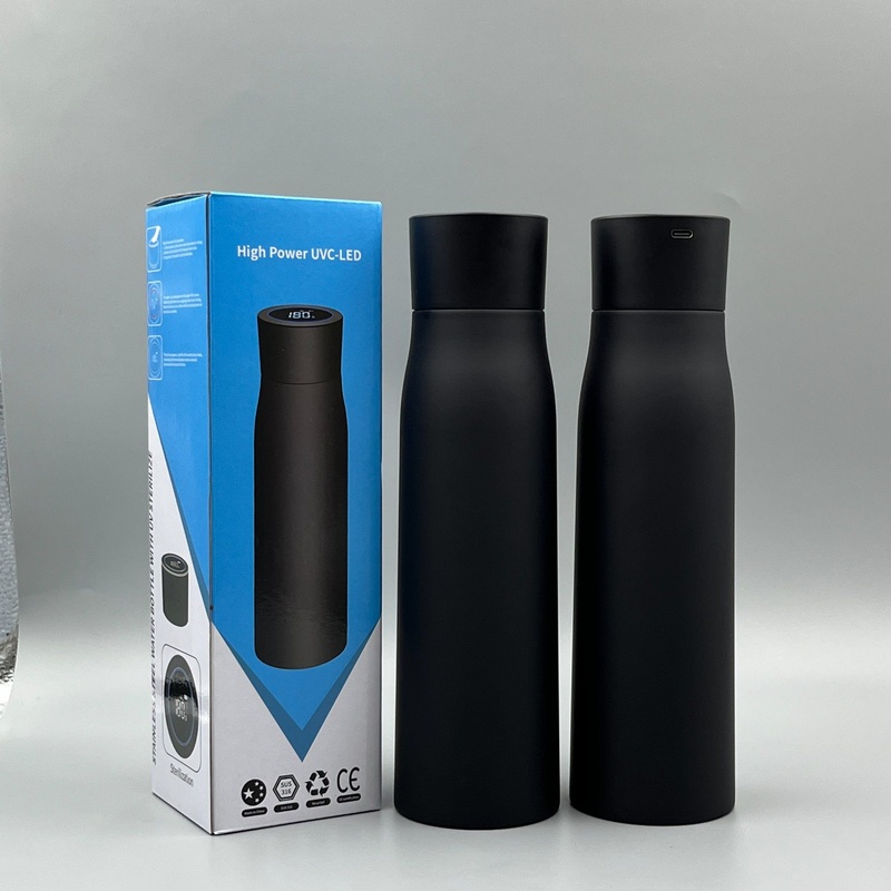 500ml Double Wall Stainless Steel Smart Water Bottle Tracks Water Intake LED Glow Reminder UV Sterilization – LCD Water Bottle and Smart Drinkware price