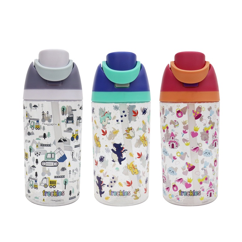 600ml Plastic Tritan Kids Water Bottle BPA Free Custom Logo Cute Design – Tritan Water Bottle and Water Bottle price