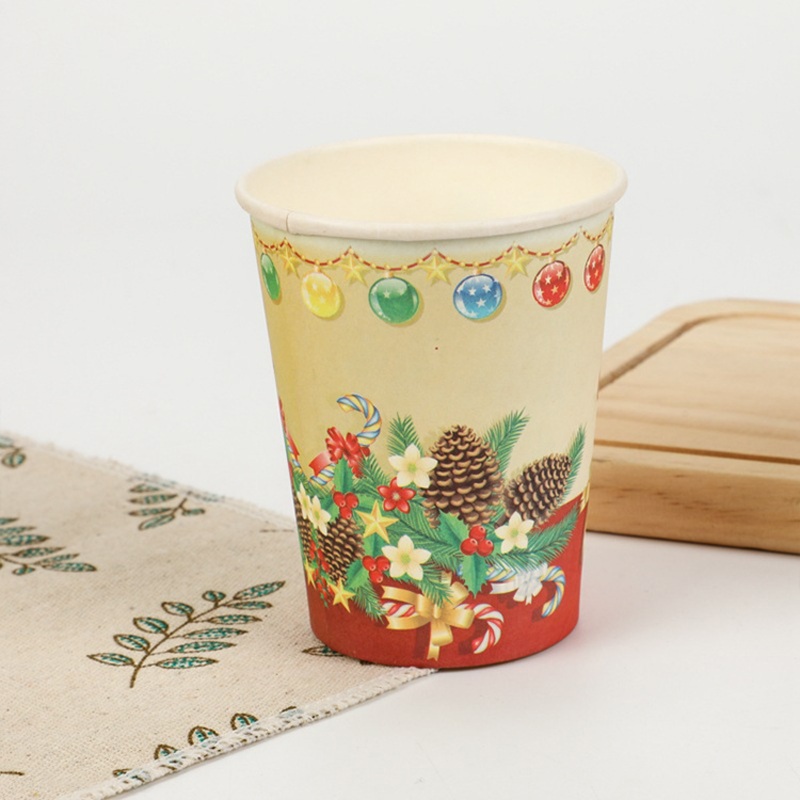 8 Oz Water Based Coated Cup Disposable Coffee Aqueous Coating Paper Cup – Water Based Paper Cup and Plastic Free Cold Drink Cups price
