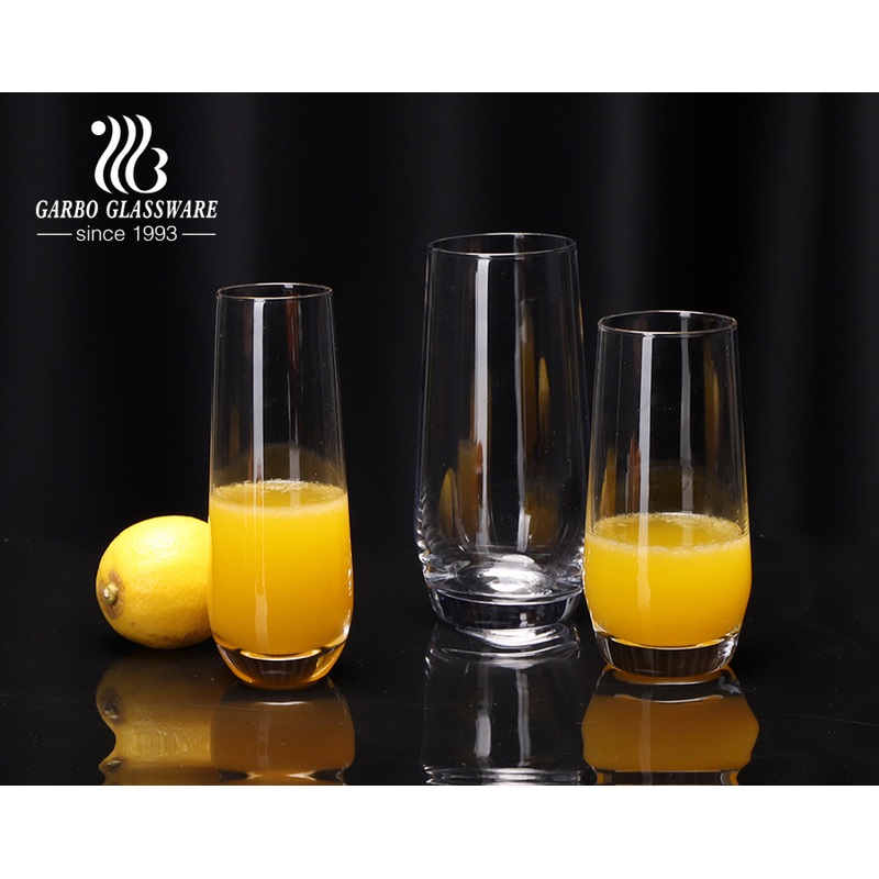 Custom Clear Drinking Glassware Small Stemless Whisky Wine Stemless Glass Cup Beer Glassware Whiskey Cups – Glass Cup and Glass Drinkingware price