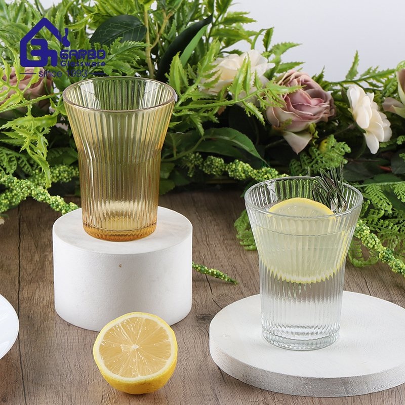 Dishwasher Safe Amber Color 7oz/210ml Glass Cup Beverage Drinking Tumbler – Glass Tumbler and Engraved Glass Tumbler price