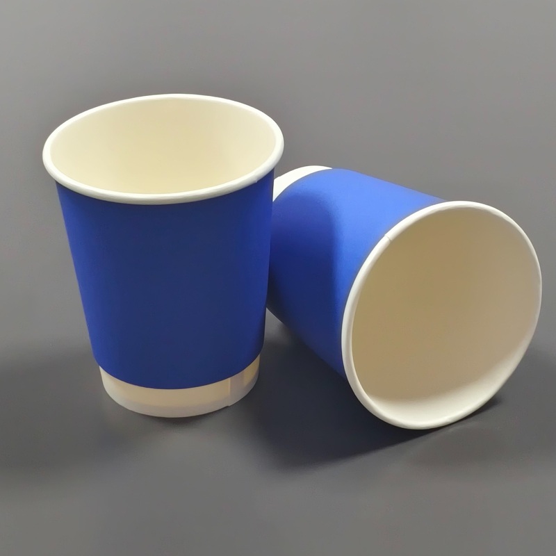 High Quality Disposable Biodegradable 8oz Double Wall Paper Coffee Cups with Lids – Disposable Paper Cup and Double Wall Paper Cup price