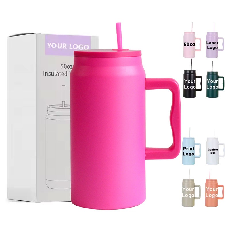 New Arrival 50oz Insulated Double Wall 304 Stainless Steel Coffee Tumbler with Customized Logo – Thermal Insulated Tumber and Vacuum Insulated Cup price