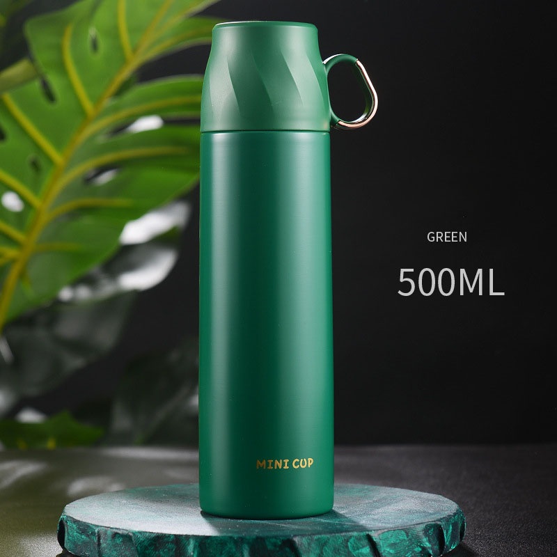 One -Lid Dual -Use Insulation Cup Outdoor Portable Sports Water Cup – Double Wall Stainless Steel Bottle/Vacuum Flask and Tea Flask with PP Lid price