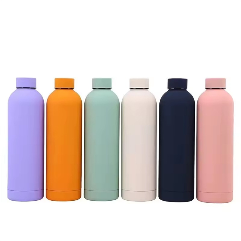 Round Stainless Steel Water Bottle Customized Vacuum Flask Travel Sports Water Bottle – Water Bottle and Stainless Steel Water Bottle price