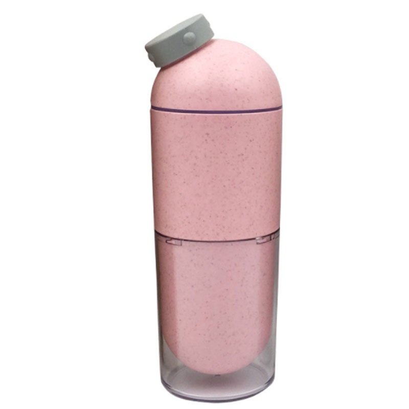 Wheat New Eco-Friendly Wheat Straw Capsule Bottle Glass Water Bottle – Wheat Straw Cup and Straw Wheat Cup price