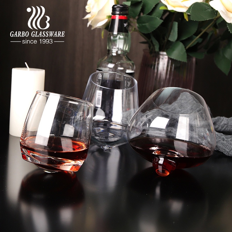 Wholesale Popular Whisky Glass Cup Factory Cheap Transparent Whisky Glass Cup Falling Artwork Liquor Brandy Snifter Whiskey Wine Cup for American and European – Whisky Cup and Engraved Glass Tumbler price