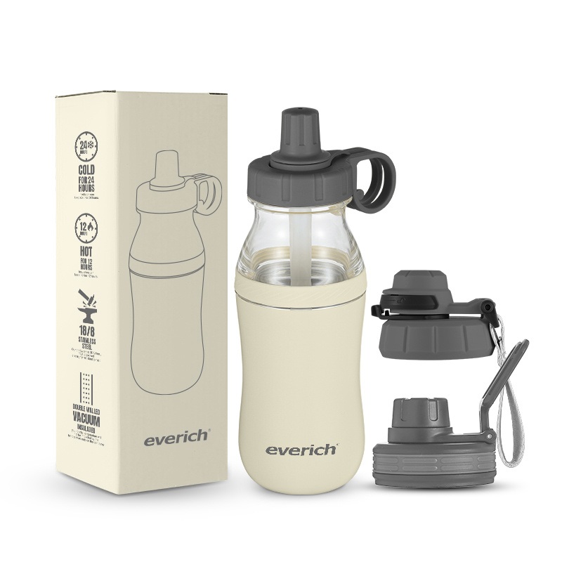 20oz Stainless Steel and Plastic Dual Parts Customized Wide Mouth Water Bottle with Spout Lid – Stainless Steel Water Bottle and Hydro Flask price