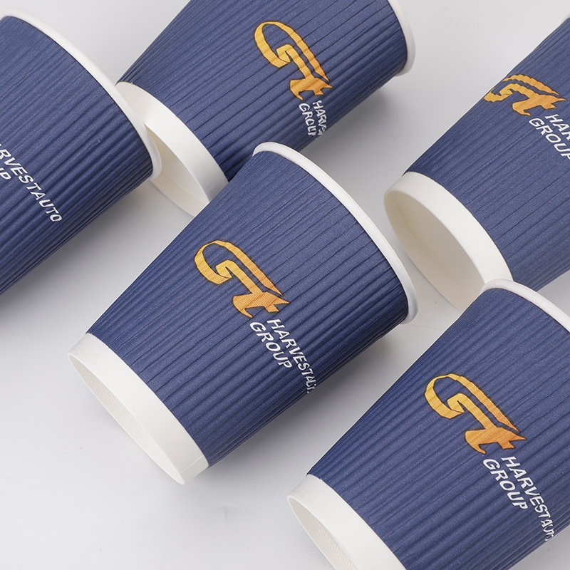 6oz 8oz 10oz 12oz Recyclable Disposable Custom Logo Hot Coffee Tea Milk Double Wall Paper Coffee Cups with Lid – Disposable Paper Cup and Coffee Cup price