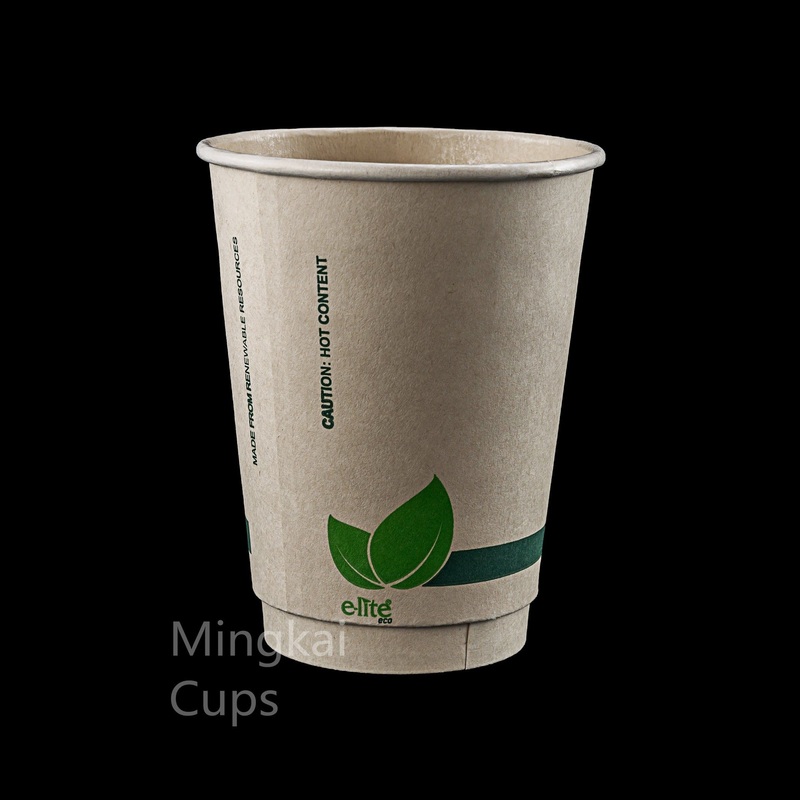 8oz/12oz/16oz Craft Brown Double Wall Coffee Cup with Lids – Ripple Wall Coffee Cups and Fast Food Packaging price