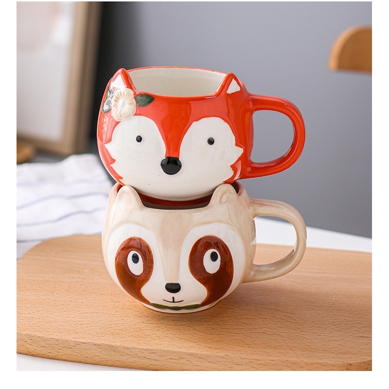 Adorable 3D Animal-Shaped Ceramic Coffee Mug for Kids – Custom Ceramic and Cute 3D Animal Shaped price