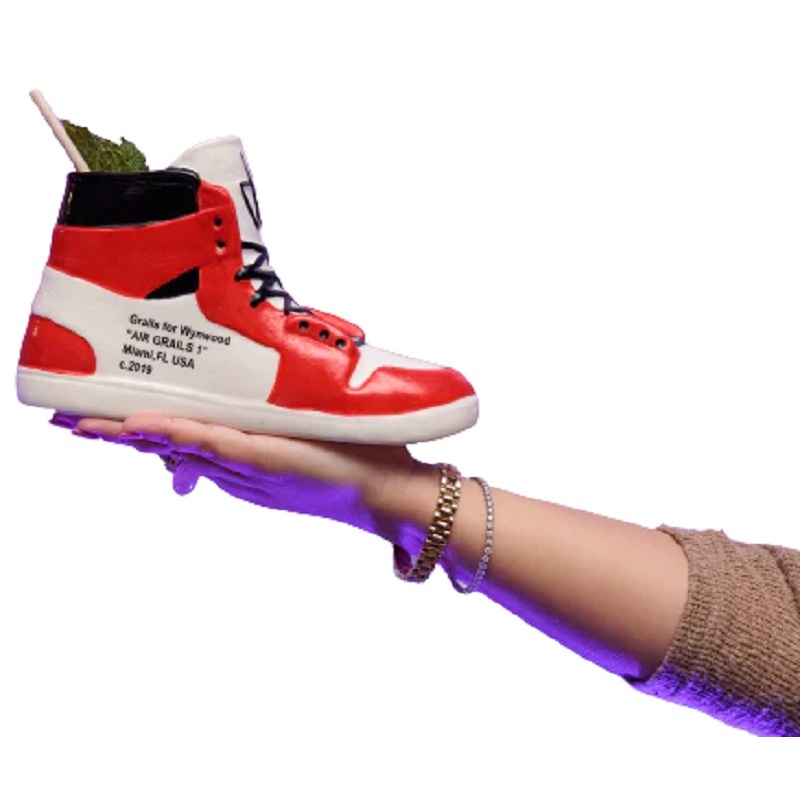 Ceramic The Grails 1 Red Shoe Cocktail Cup Sneaker Shape – The Grails 1 Red and Sneaker Cocktail Cup price