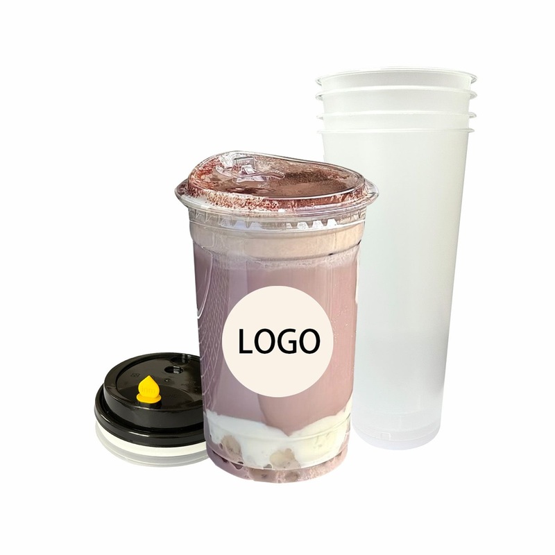 Cold Drink Coffee Cups PP Packing Cups Tea Cups Transparent Commercial Cups 90 Calibre Disposable Plastic Cup – Plastic Cup and Disposable Cups price