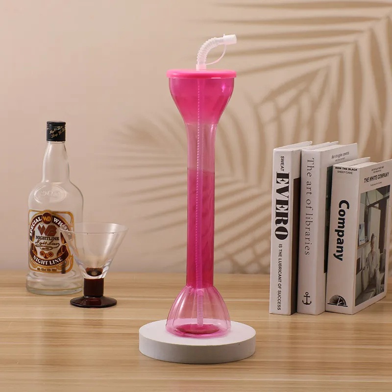 Custom Plastic Party Yard Drinking Cup with Lanyard and Staw – Slush Party Yard Cup and Long Neck Cup price