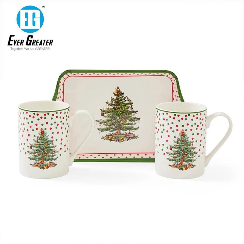 Customized Christmas Cartoon Ceramic Mug Set Unique Holiday Gifts Personalized Mugs – Souvenir Mug Stoneware Mug Coffee Mug price