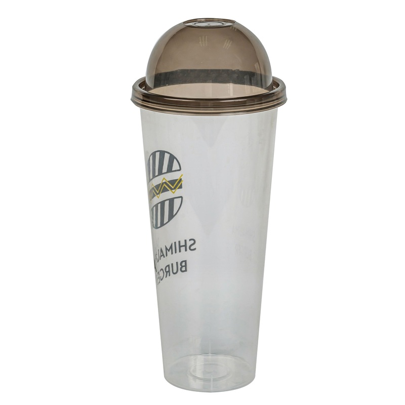 Customized Plastic Cup Iced Coffee Bubble Boba Milk Tea Smoothie with Flat Lids or Dome Lids Custom Logo – PP Cup and Plastic Cup price