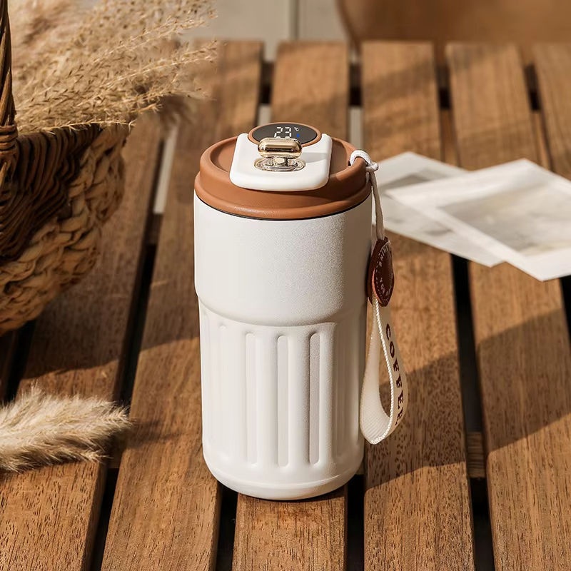 Intelligent Temperature Show Stainless Steel Vacuum Cup Double Wall Bottle Insulated Car Keeps Cold Tumbler Coffee Mug – Coffee Mug and Vacuum Mug price