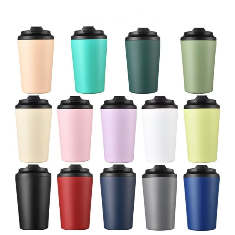 Saudi Arabia Hot Sale 12oz Round Coffee Cup Reusable Tumbler with Lid – Reusable Cup and Coffee Cup price