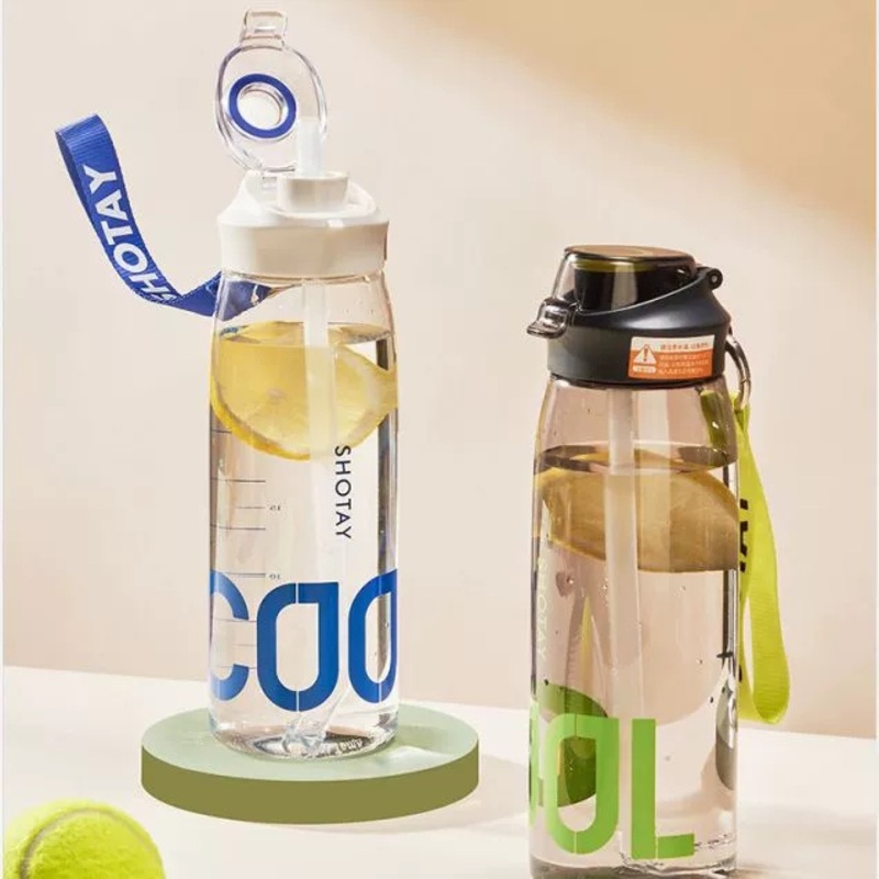 1000ml 1L 1 Litre Motivational Plastic Cycling Water Bottle with Measure Gym Sports Drinking Water Bottle with Straw – Sport Water Bottle and Drinking Bottle price