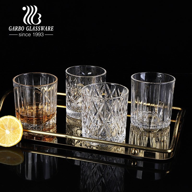 11oz Hot Sale Engraved Design Whiskey Glass Tumbler Juice Water Cup – Glass and Cup price