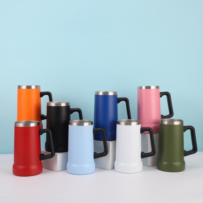 24oz Large Capacity 304 Stainless Steel Termos Beer Tumbler for Sublimation – Beer Tumbler and Stainless Steel Beer Mug price