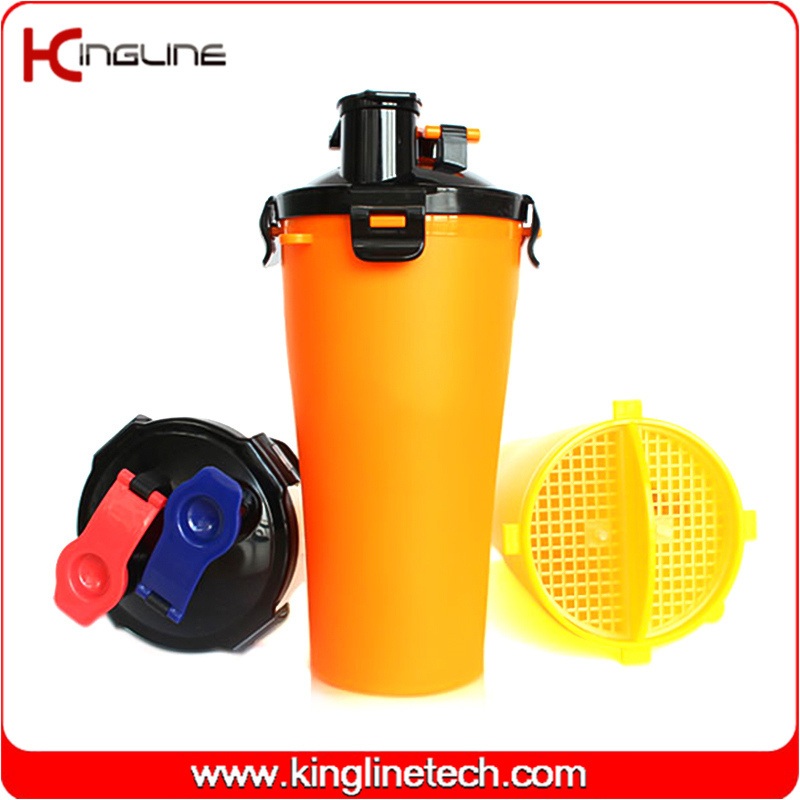 700ml hydra cup shaker bottle water bottle with plastic filters (KL-7015) – sports bottle and sports water bottle price