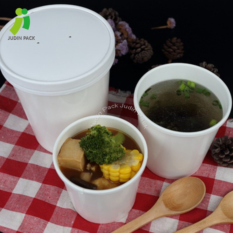 750ml/1000ml/1100ml/1300ml Leak Proof Food Packaging Box Hot Soup Paper Cup – Paper Cup and Soup Cup price