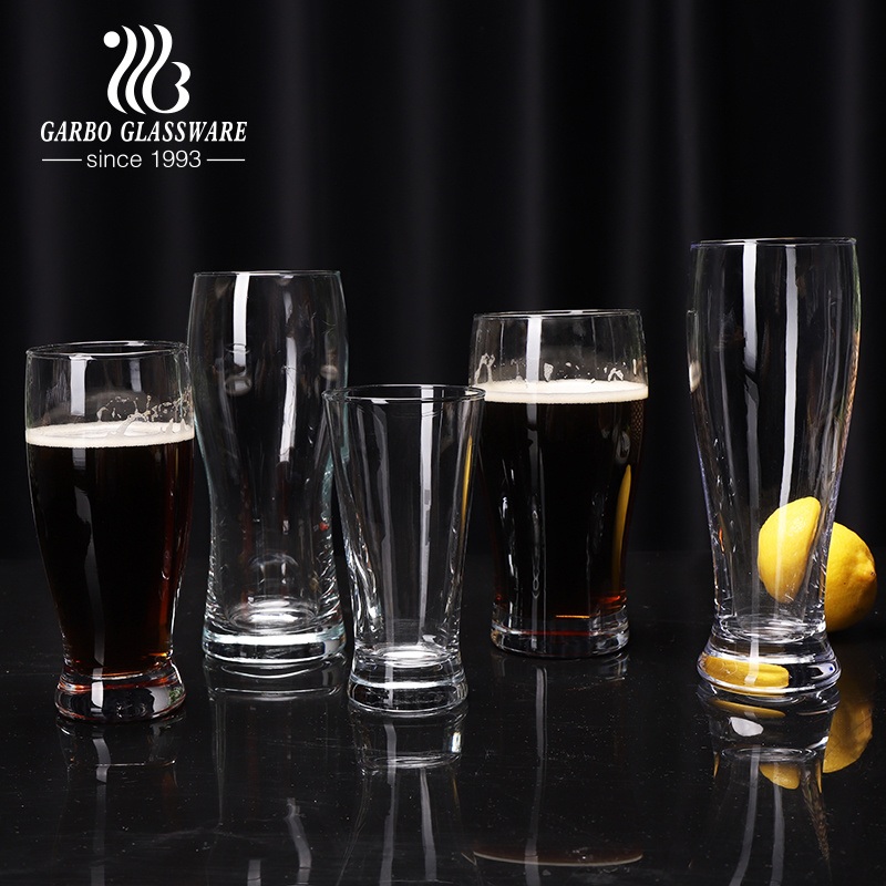 China Factory Clear Pint Glass Cup Beer Glass Cup 9oz Premium Pilsner Tumbler Tall Glass Cups Europe Market – Beverage Glass Cup and Pilsner Glass Cup price