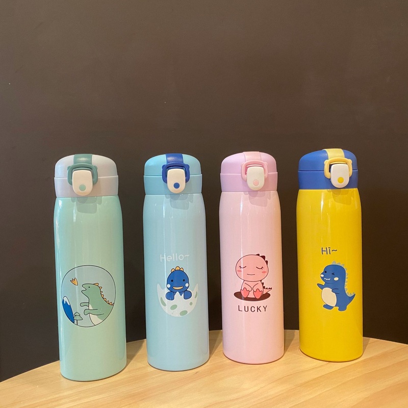 Cute Childrens 304 Stainless Steel Straight Body Elastic Cover Insulated Cup – Vacuum Flask and Vacuum Cup price