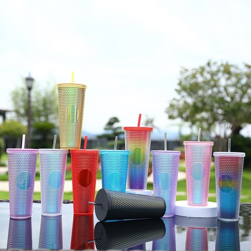 Free Sample Studded Matte Tumblers Cups Perfect for Collection – Dome Lid Tumbler and Tumbler Cup with Straw price
