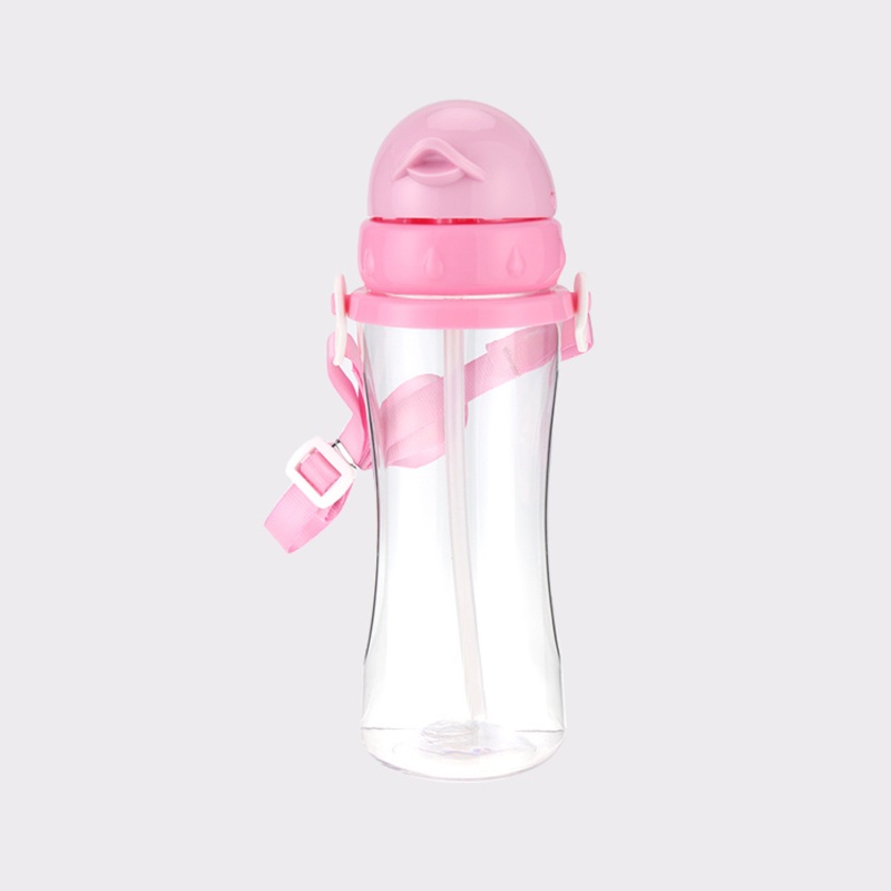 Grinkwell 400ml BPA-Free Pink Cute Cartoon Clear Plastic Kids Water Bottle for Children – Cartoon Transparent Plastic Kids Water Bottle and BPA-Free Plastic Kids Water Bottle price