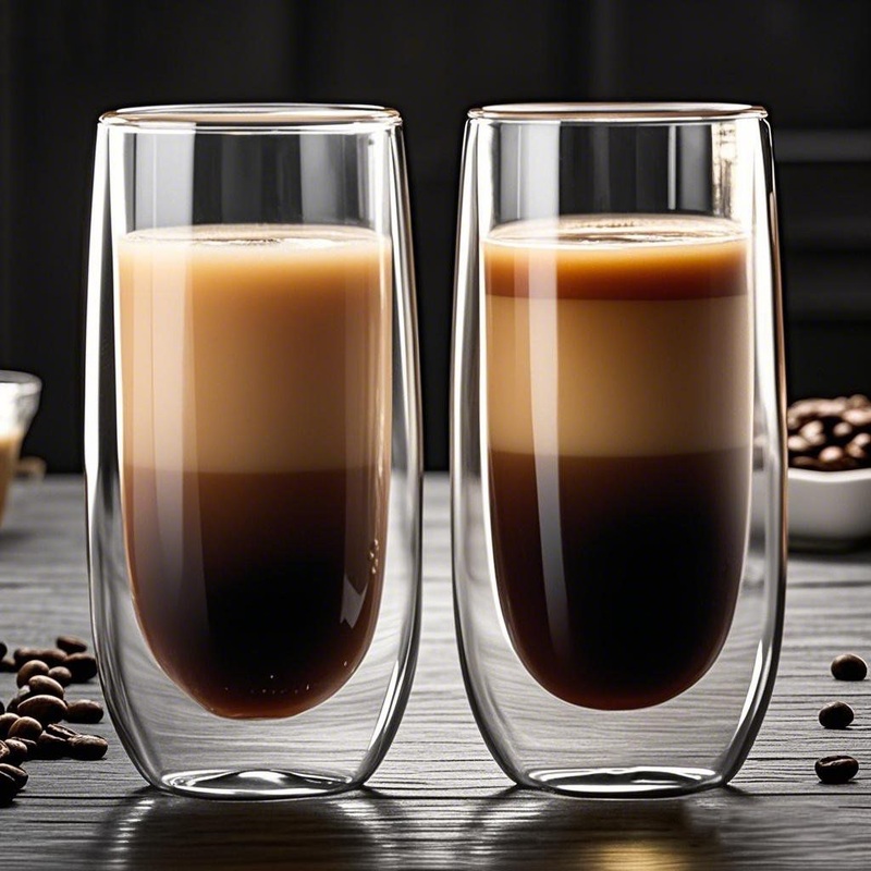 Handmade Creative Best-Selling Geminus Borosilicate Double Wall Drink Glass Cup Mug for Latte Espresso Capuccino – Borosilicate Glass Mug and Glassware Mug price