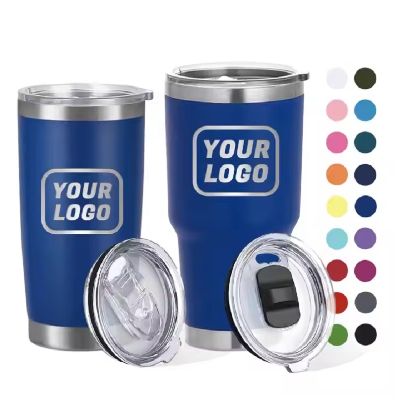 Manufacturer 20oz 30oz Double Wall Vacuum Insulated Water Bottle Travel Coffee Mug Tumbler Stainless Steel Tumbler Tumbler for Auto, Insurance Bank Promotion – Travel Tumbler and Coffee Tumbler price