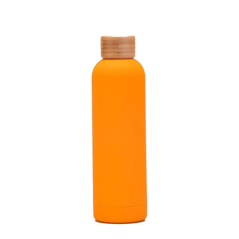 Wholesale 500ml Colorful Double Wall Stainless Steel Small Mouth Water Bottle – Narrow Mouth Water Bottle and Rubber Painting price
