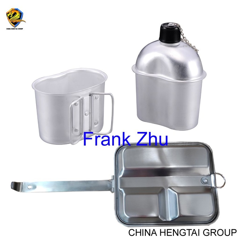Wholesale 800ml 1000ml 1300ml Outdoor Aluminum Stainless Steel Tactical Camping Troop Water Bottle – Tactical Water Bottle and Troop Water Bottle price