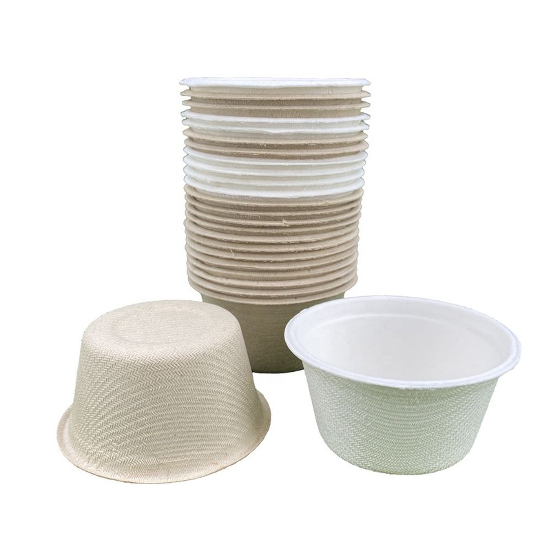 2 Oz Compostable Bagasse Sauce Sugarcane Paper Cup – Sugarcane Paper Cup and Eco-Friendly Sauce Cups price