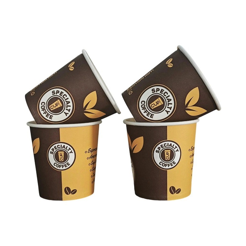 4oz Eco Recyclable One Time Use Takeout Coffee Paper Cup – Coffee Mugs with Plastic Lids and Custom Logo Printed Mugs price